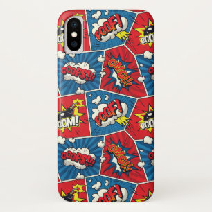 Mobiele Pop van stripverhaal iPhone X Hoesje