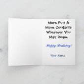 Mobiele Rig Funny Ham Radio Verjaardag Kaart (Binnen)