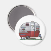 Mobiele Scout Camper Magnet Magneet (Voorkant / Achterkant)