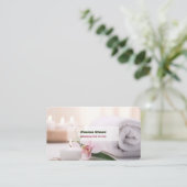 Mobiele Spa Massage Visitekaartje (Staand voorkant)