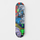 Mobiele suite robot anime skateboard deck (Voorkant)