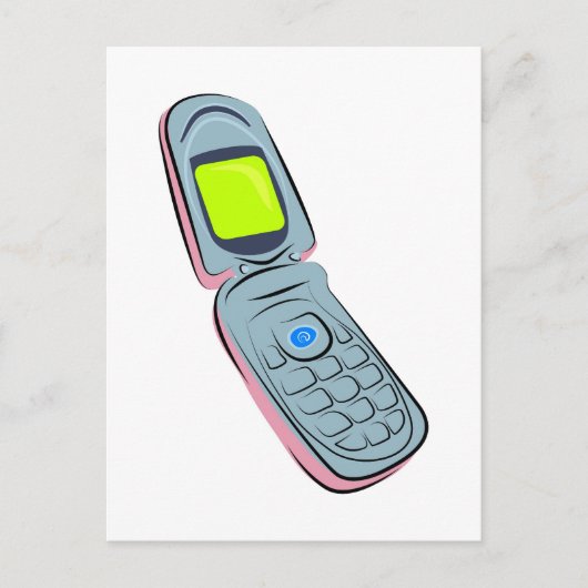 Mobiele telefoon briefkaart (Voorkant)