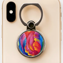 Mobiele telefoon houder/Grip Regenboog Tulp