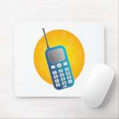 Mobiele telefoon muismat (Met muis)