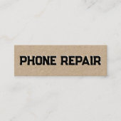 Mobiele telefoon reparatie mini visitekaartje (Voorkant)