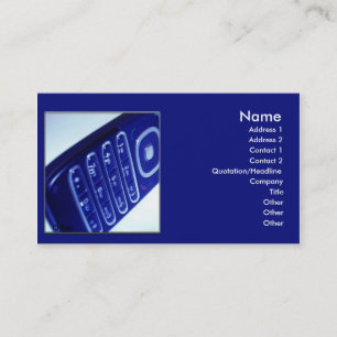 Mobiele telefoon visitekaartje