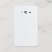 Mobiele telefoon visitekaartje (Achterkant)