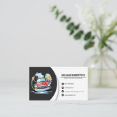 Mobiele Visitekaartjes voor het wassen van auto's (Staand voorkant)