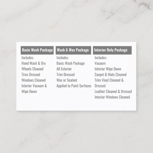 Mobiele wasmachine met informatie over de druk in  visitekaartje (Achterkant)