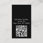 Mobiele wasmachine met informatie over het wassen  visitekaartje (Achterkant)