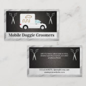 Mobiele zaken | Dierlijke diensten Visitekaartje (Voorkant / Achterkant)