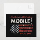 Mobile Alabama Briefkaart (Voorkant / Achterkant)