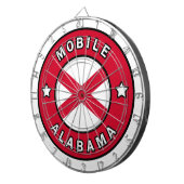 Mobile Alabama Dartbord (Voorkant Rechts)
