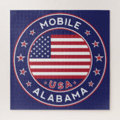 Mobile, Alabama Legpuzzel (Verticaal)