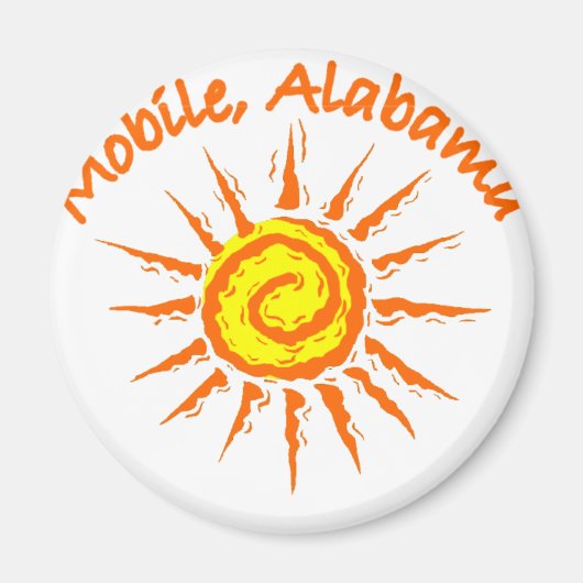 Mobile, Alabama Magneet (Voorkant)