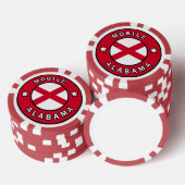 Mobile Alabama Poker Chips (Opstapeling)