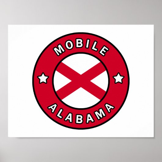 Mobile Alabama Poster (Voorkant)
