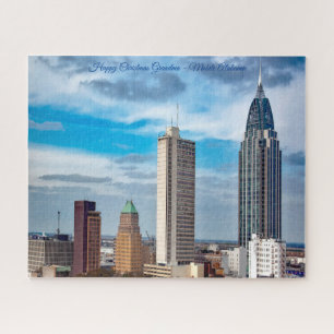 Mobile Alabama Prettig Kerst Oma Legpuzzel