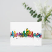 Mobile Alabama Skyline Briefkaart (Staand voorkant)