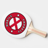 Mobile Alabama Tafeltennisbatje (Zijkant)