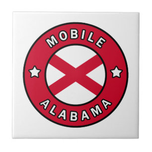 Mobile Alabama Tegeltje