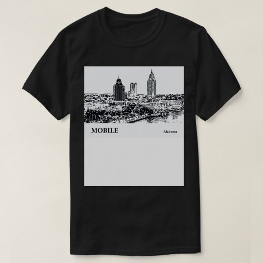 Mobile Alabama TShirt 4 (Design devant)