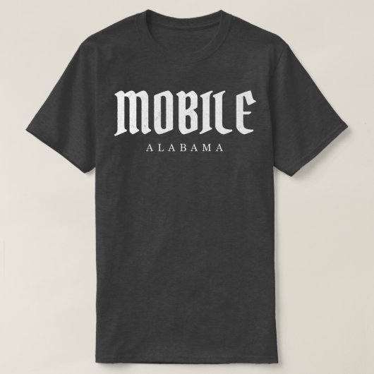 Mobile Alabama TShirt 5 (Design devant)
