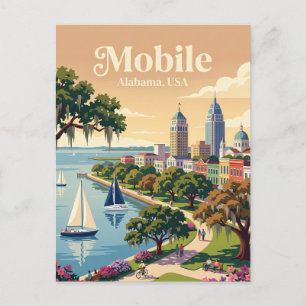 Mobile, Alabama USA Briefkaart