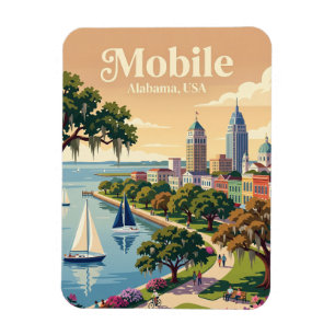 Mobile, Alabama USA Magneet