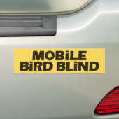 Mobile Bird Blind Bumpersticker (Op auto)