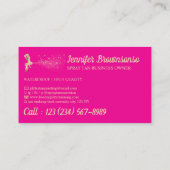 Mobile Body Paint Tan Spray roze Visitekaartje (Achterkant)