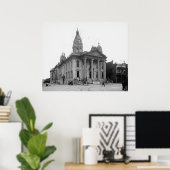 Mobile County Courthouse Poster (Thuiskantoor)