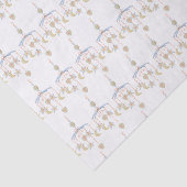 Mobile de lit bébé en papier de soie (Détail)