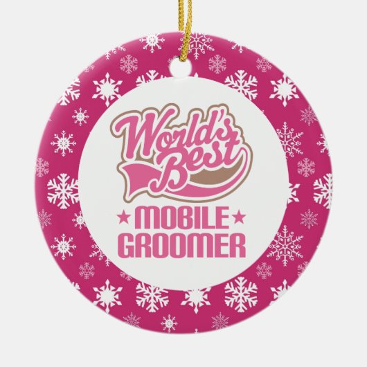 Mobile Groomer Ornament Gift (Voorkant)