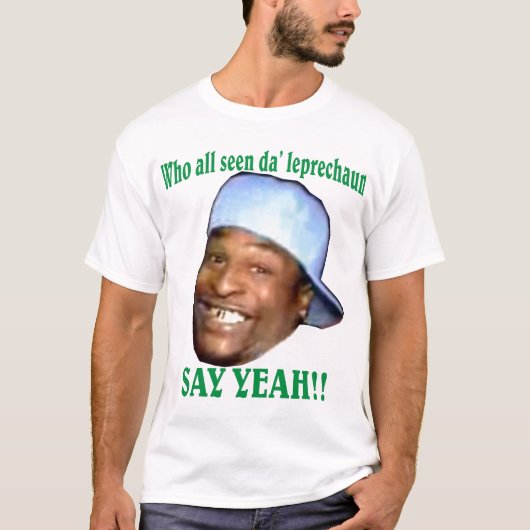 Mobile Leprechaun T-shirt (Voorkant)