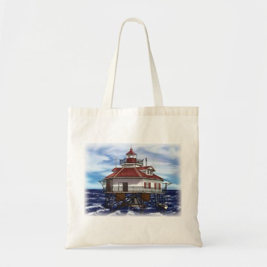 mobile middle bay lighthouse tote bag (Voorkant)