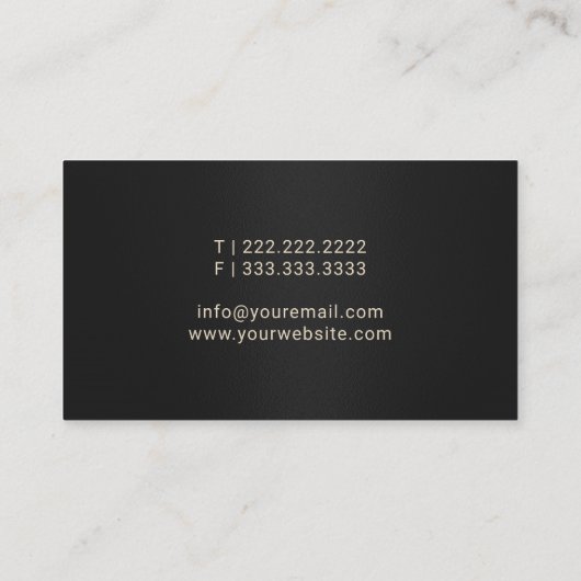 Mobile Notional Public Loan Signing Agent Black Go Visitekaartje (Achterkant)