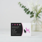 Mobile Pet Grooming Cartes de visite Nouveau (Debout devant)