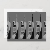 Mobile Phone Graphic Briefkaart (Voorkant / Achterkant)