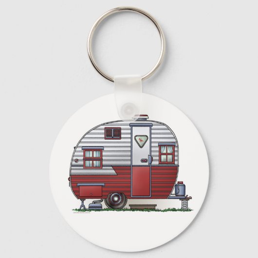 Mobile Scout Camper Sleutelhanger (Voorkant)