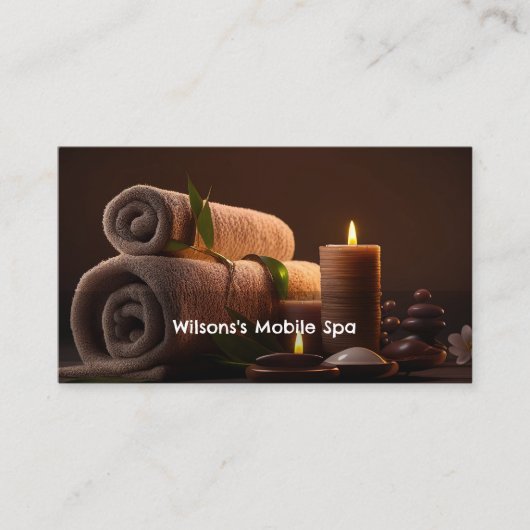 Mobile Spa Visitekaartje (Voorkant)