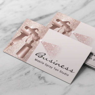 Mobile Spray Tan Blush Roos Gold STenzij looien Visitekaartje