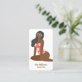 Mobile Spray Tan Visitekaartje (Staand voorkant)