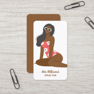 Mobile Spray Tan Visitekaartje