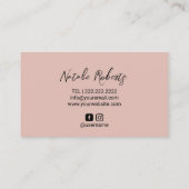 Mobile Spray Tans Beach STenzij looien Visitekaartje (Achterkant)