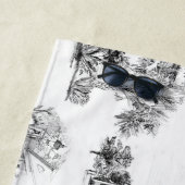 Mobile Toile design 1, serviette de plage (En situation)