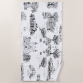 Mobile Toile design 1, serviette de plage (Devant)