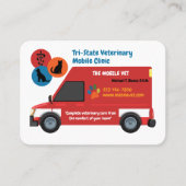 Mobile Veterinary Clinic Visitekaartje (Voorkant)