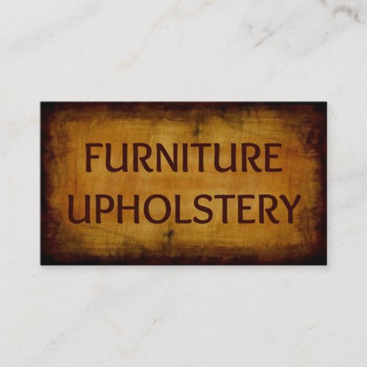 Mobilier Upholstery Antique Carte de visite (Devant)