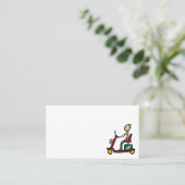 Mobiliteitsscooter Visitekaartje (Staand voorkant)